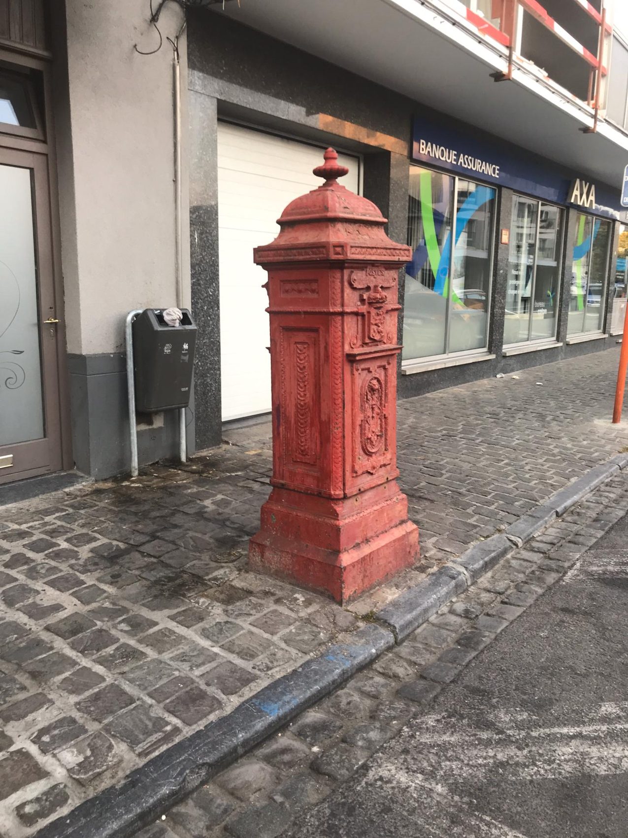 Boîte aux lettres avant traitement