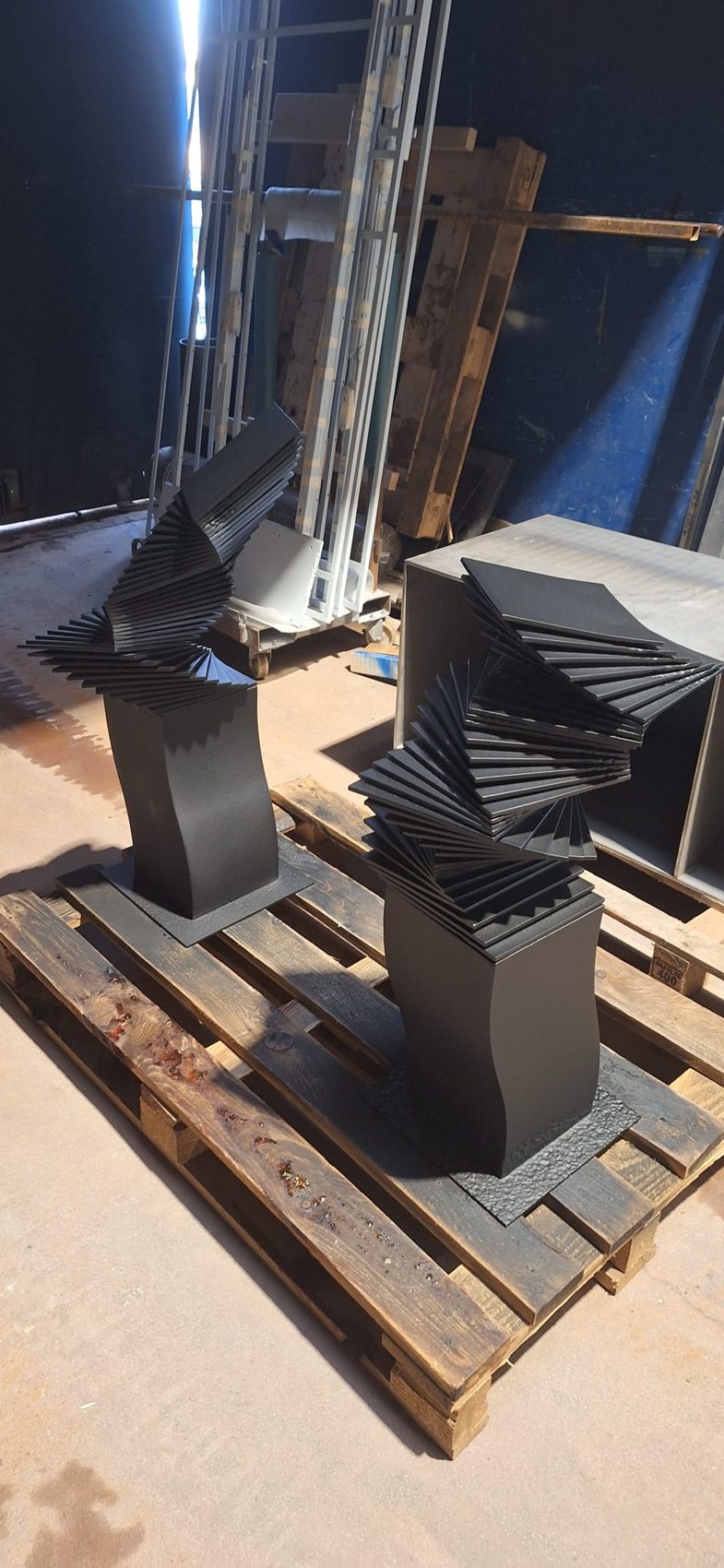 Sculpture après peinture